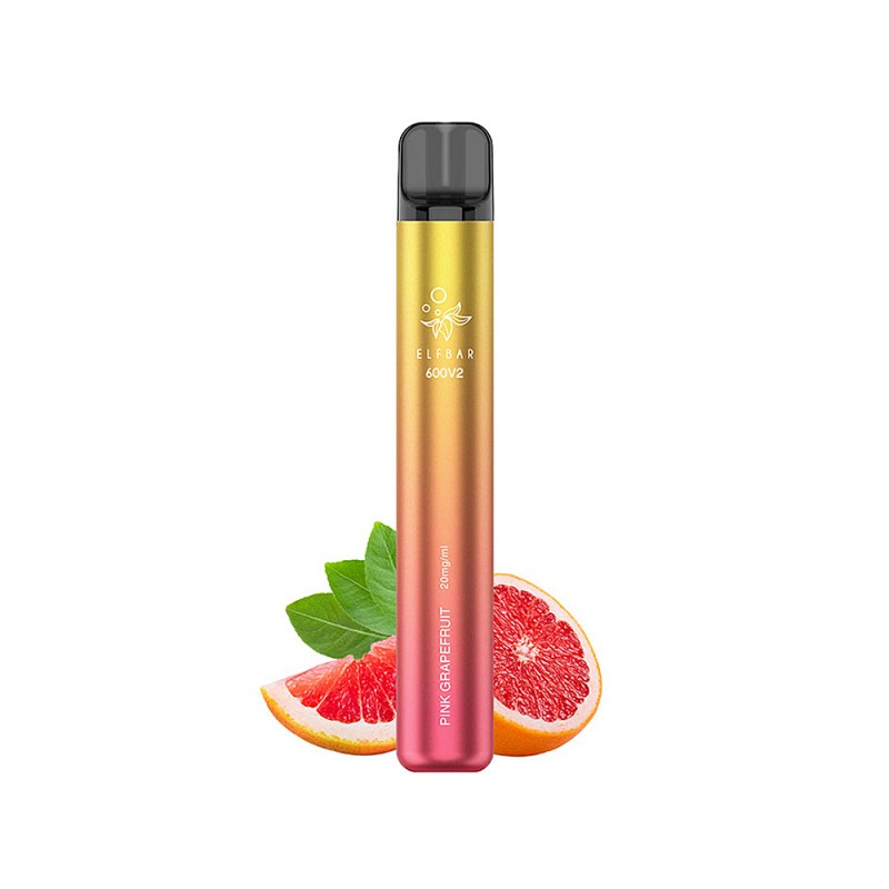 Elf Bar 600V2  Pink Grapefruit vape cu 2% nicotina