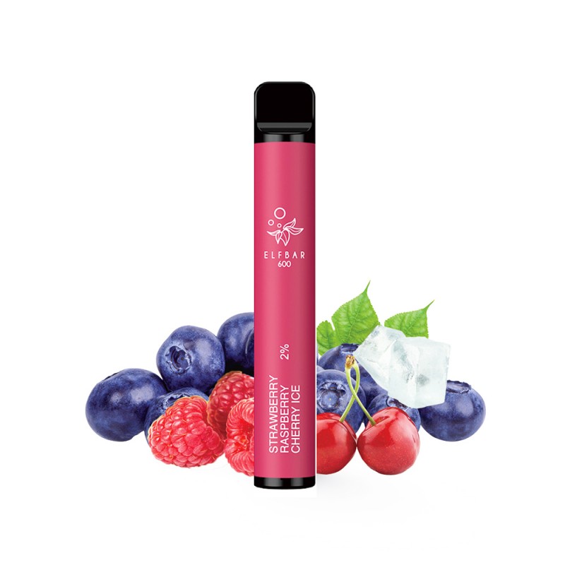 Elf Bar Tigara Electronica - Strawberry Raspberry Cherry Ice