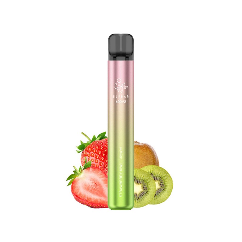 Elf Bar 600V2  Strawberry Kiwi vape cu 2% nicotina
