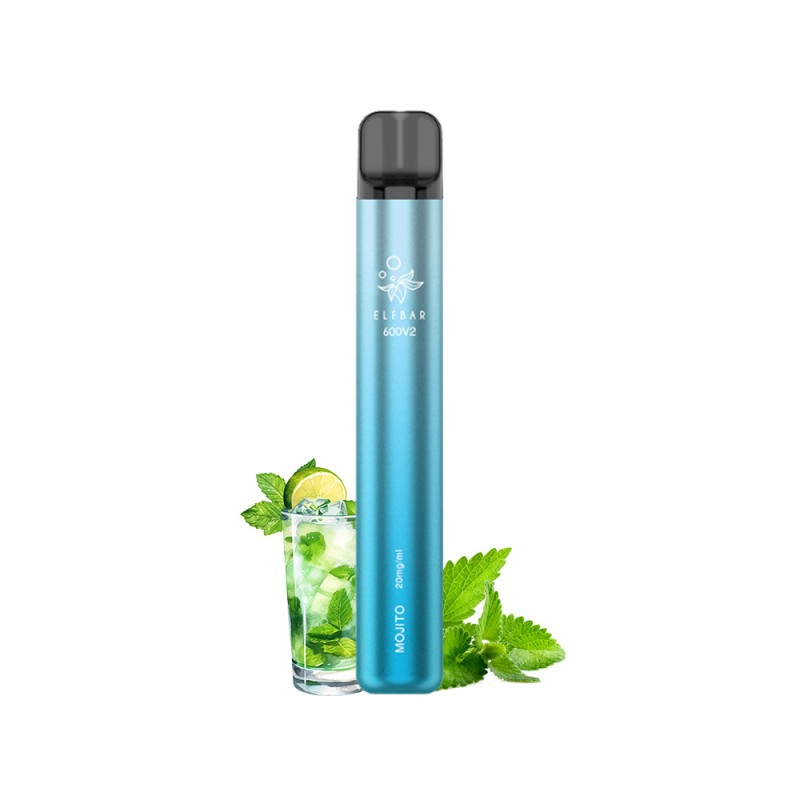Elf Bar 600V2  Mojito vape cu 2% nicotina