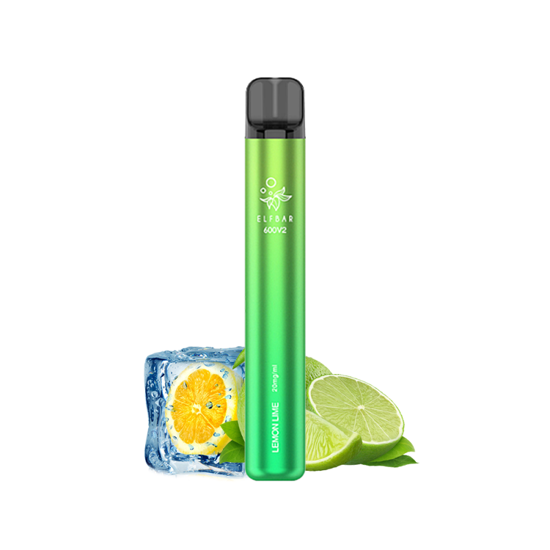 Elf Bar 600V2  Lemon Lime vape cu 2% nicotina